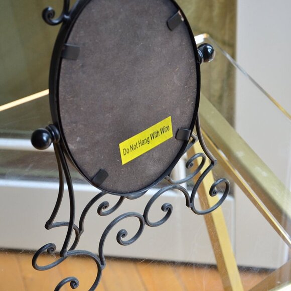 Vintage Metal Frame Mirror - Picture 7 of 9